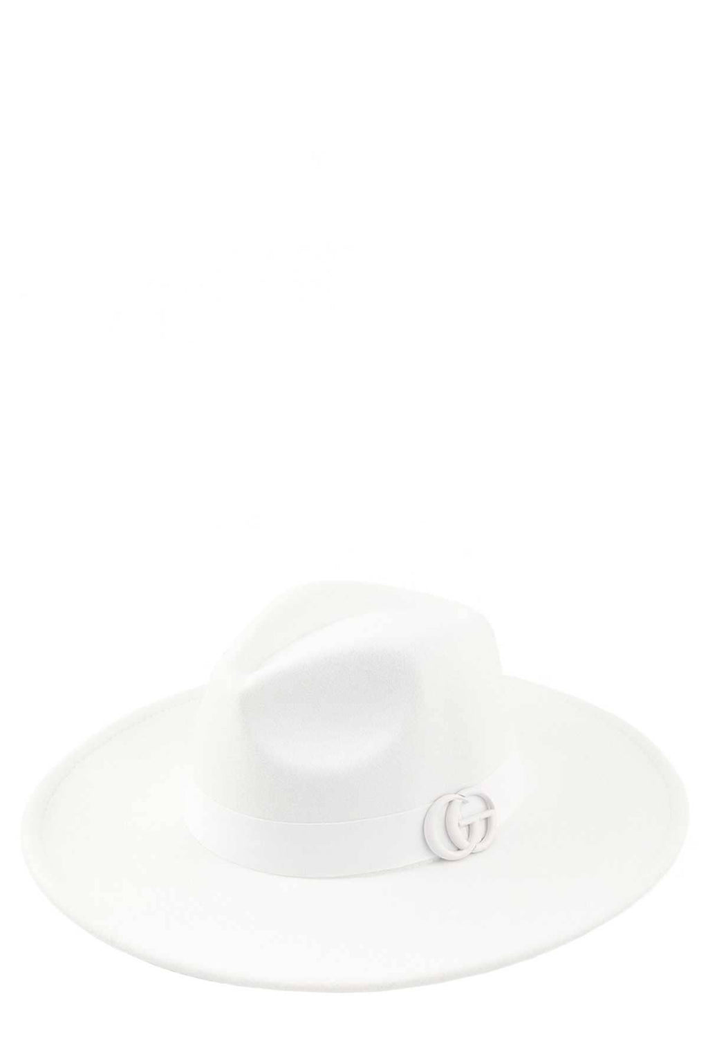ENAMEL COATED GO CHARM FEDORA HAT CH5227-1