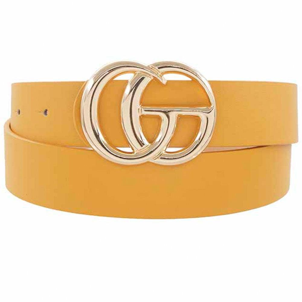 Trendy Letter Buckle Belt IW-3342A032