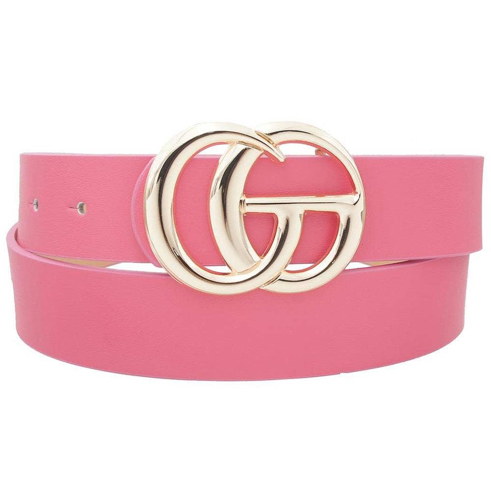 Trendy Letter Buckle Belt IW-3342A032