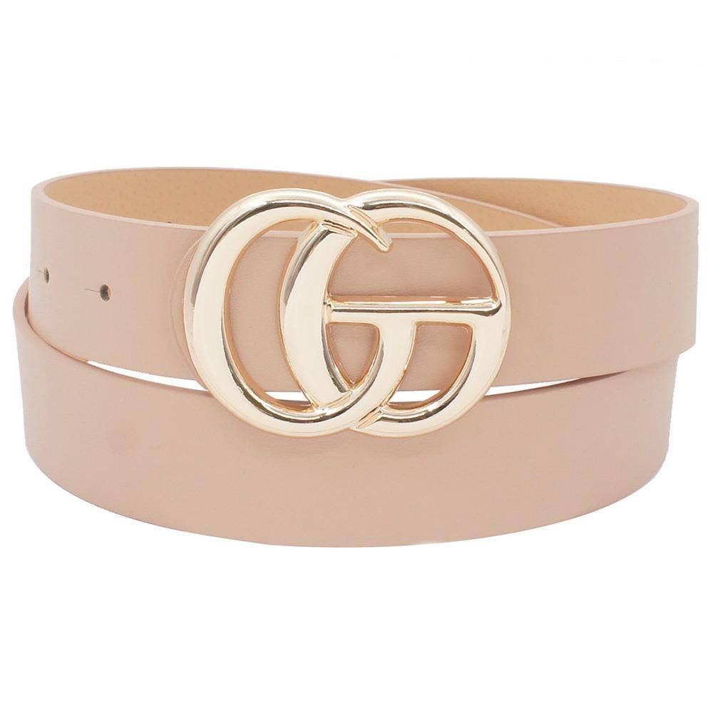 Trendy Letter Buckle Belt IW-3342A032