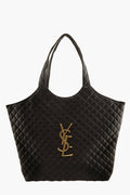 DIAMOND QUILTED LOGO OVERSIZED SHOULDER BAG 6901