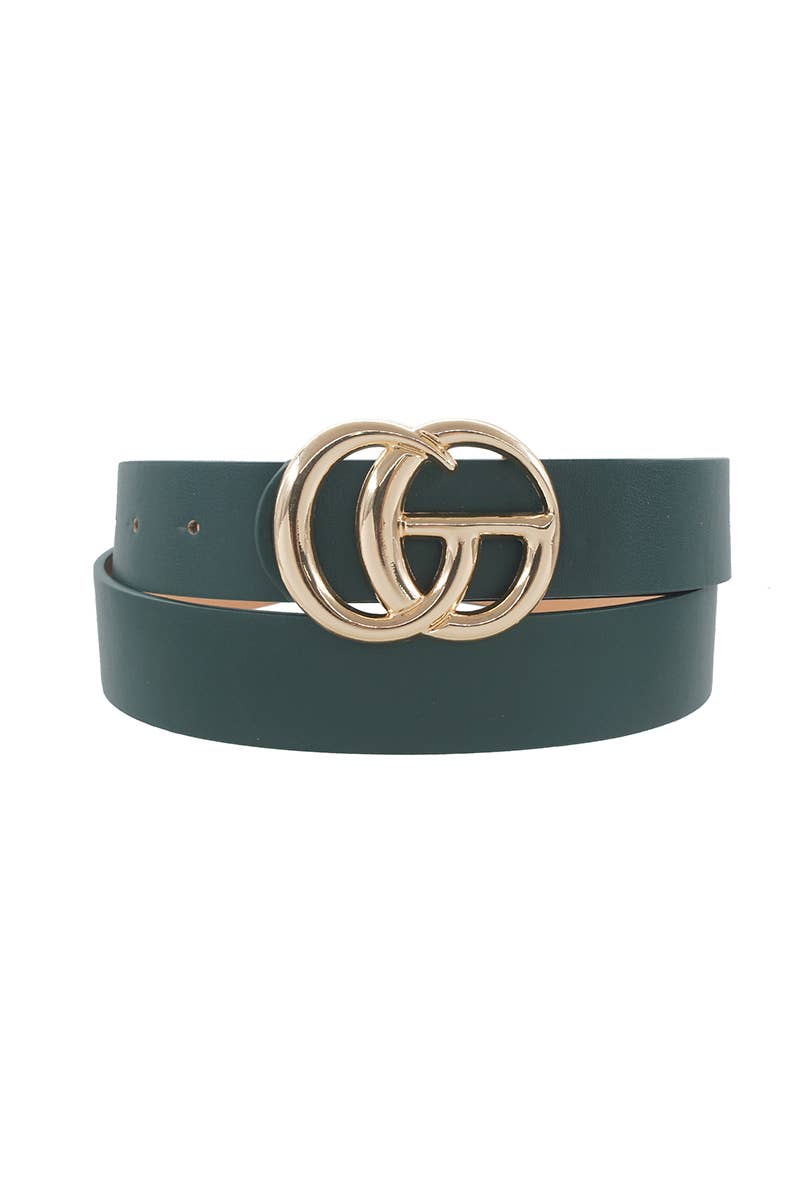 Trendy Letter Buckle Belt IW-3342A032