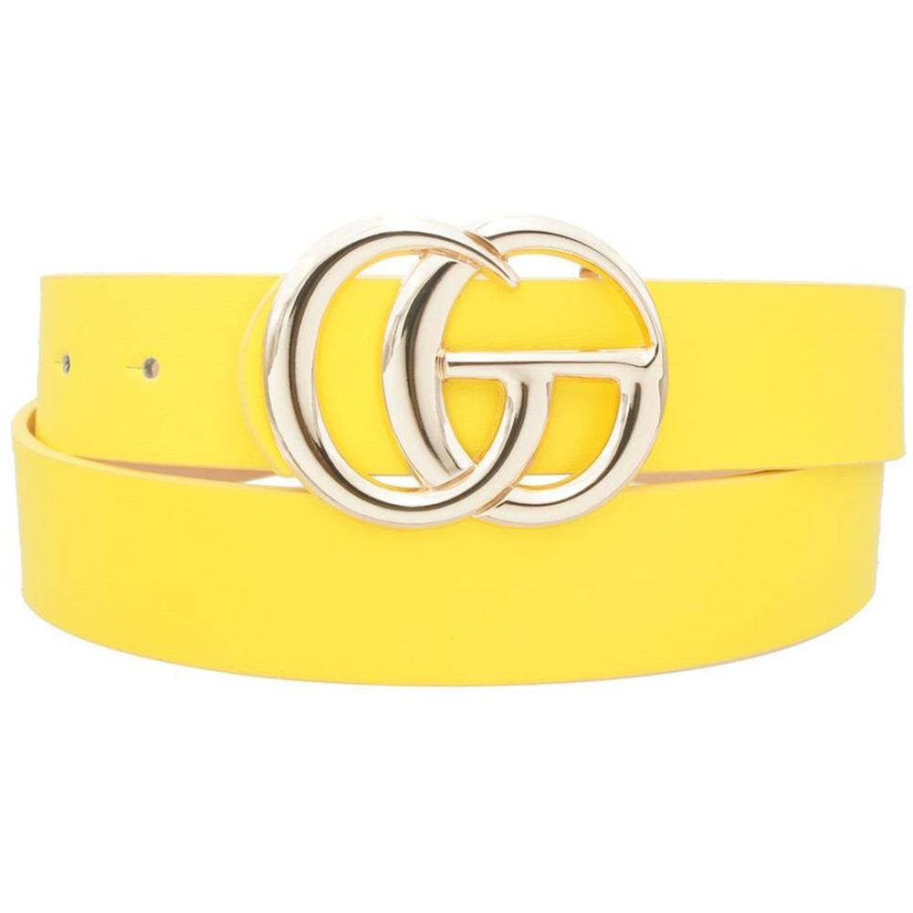 Trendy Letter Buckle Belt IW-3342A032