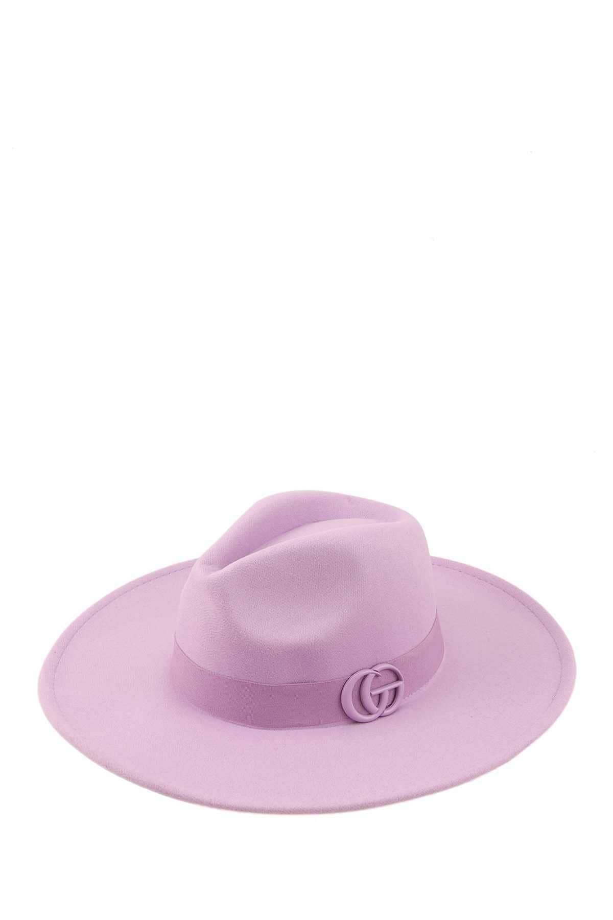 ENAMEL COATED GO CHARM FEDORA HAT CH5227-1