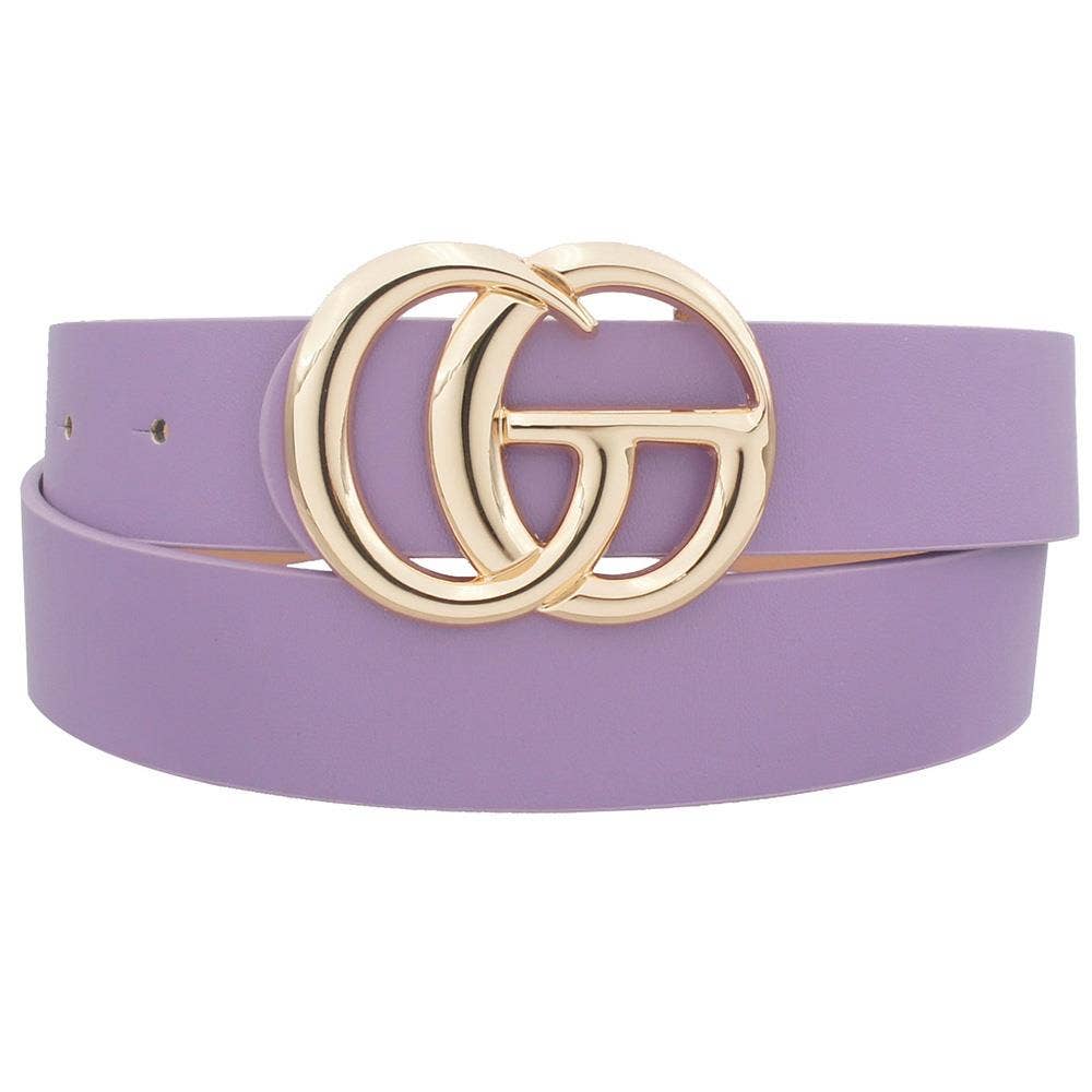 Trendy Letter Buckle Belt IW-3342A032