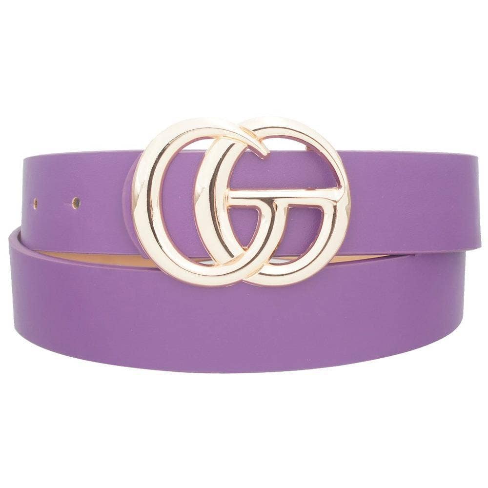 Trendy Letter Buckle Belt IW-3342A032
