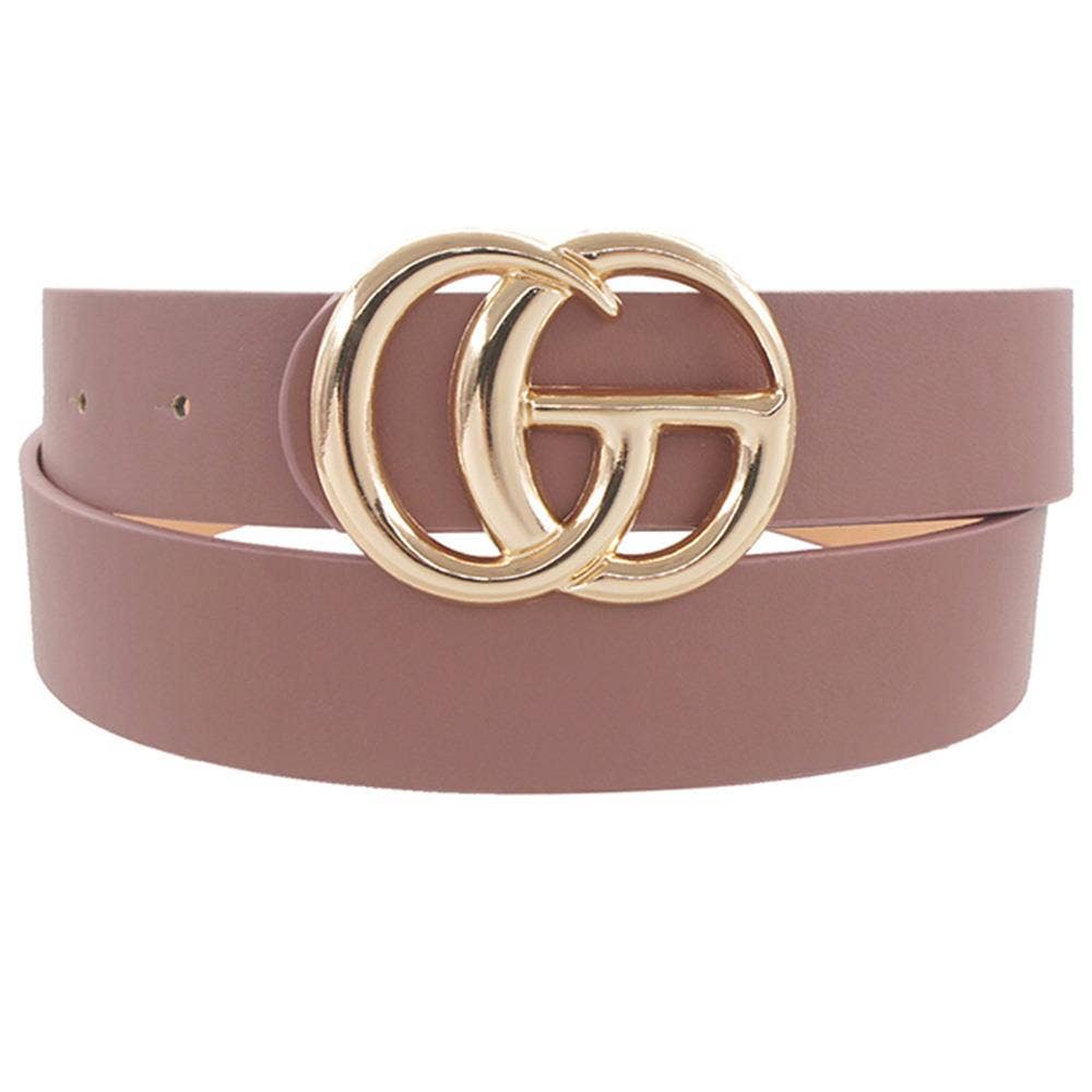 Trendy Letter Buckle Belt IW-3342A032