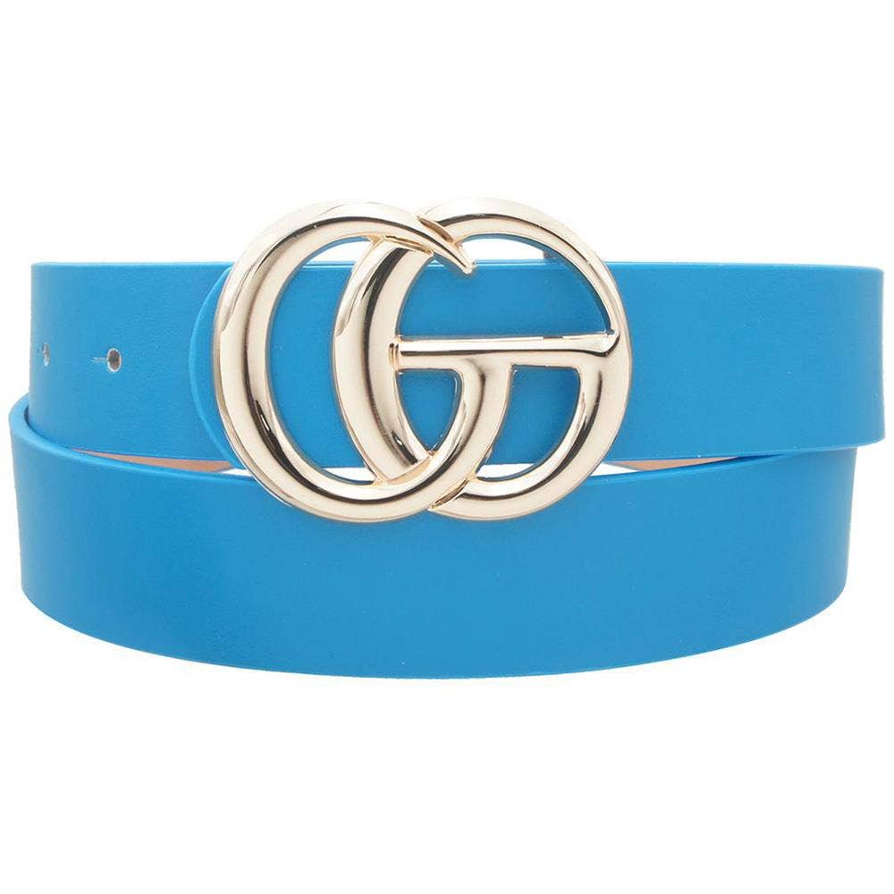 Trendy Letter Buckle Belt IW-3342A032