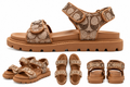 The Luxe Step | Monogram Platform Sandals