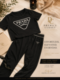 The Luxe Logo Two-Piece Set