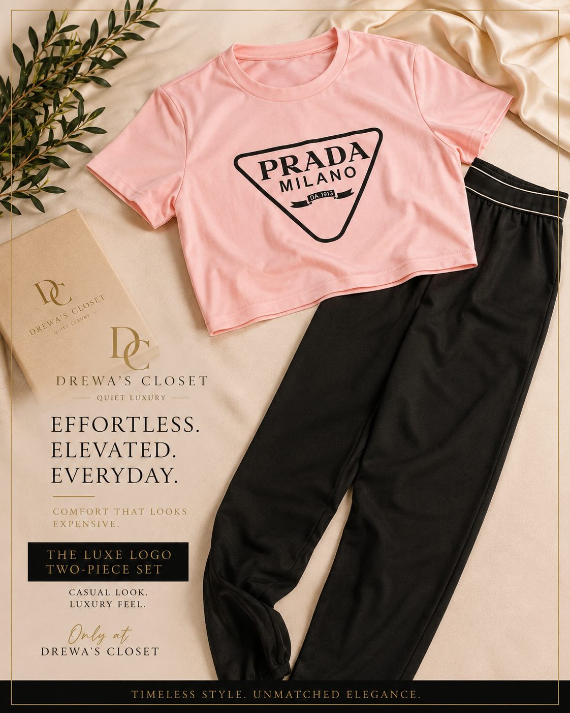 The Blush Luxe Two-Piece Set