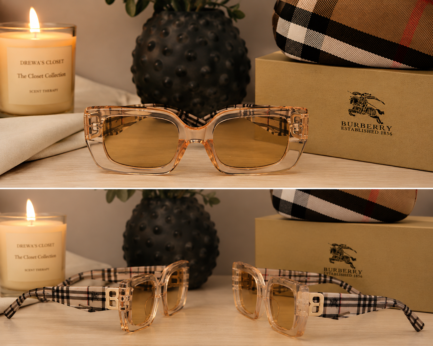 Designer-Inspired Square Sunglasses