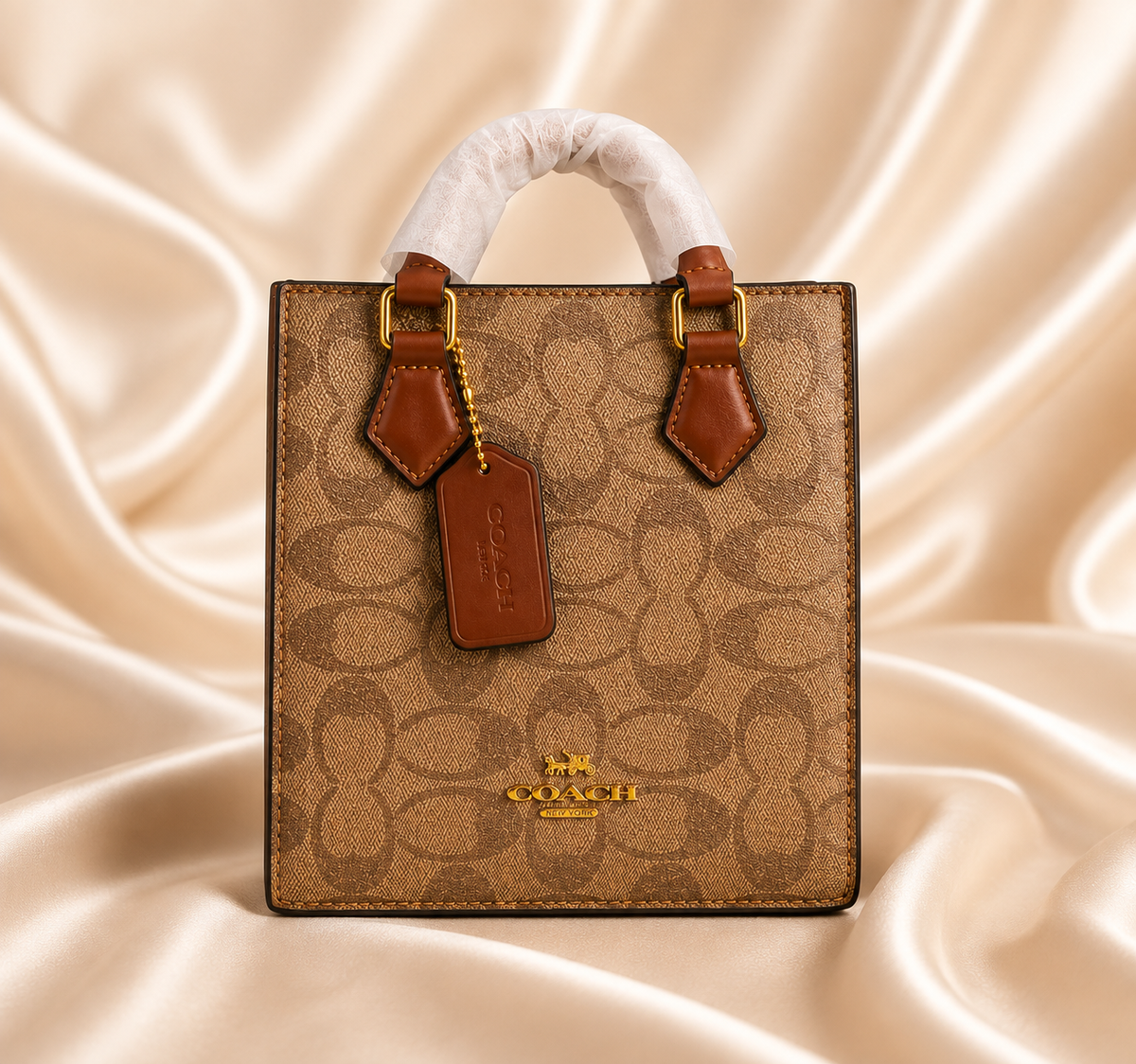 🤎 Caramel Signature Structured Tote