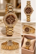 Woman's The Golden Hour Statement Watch