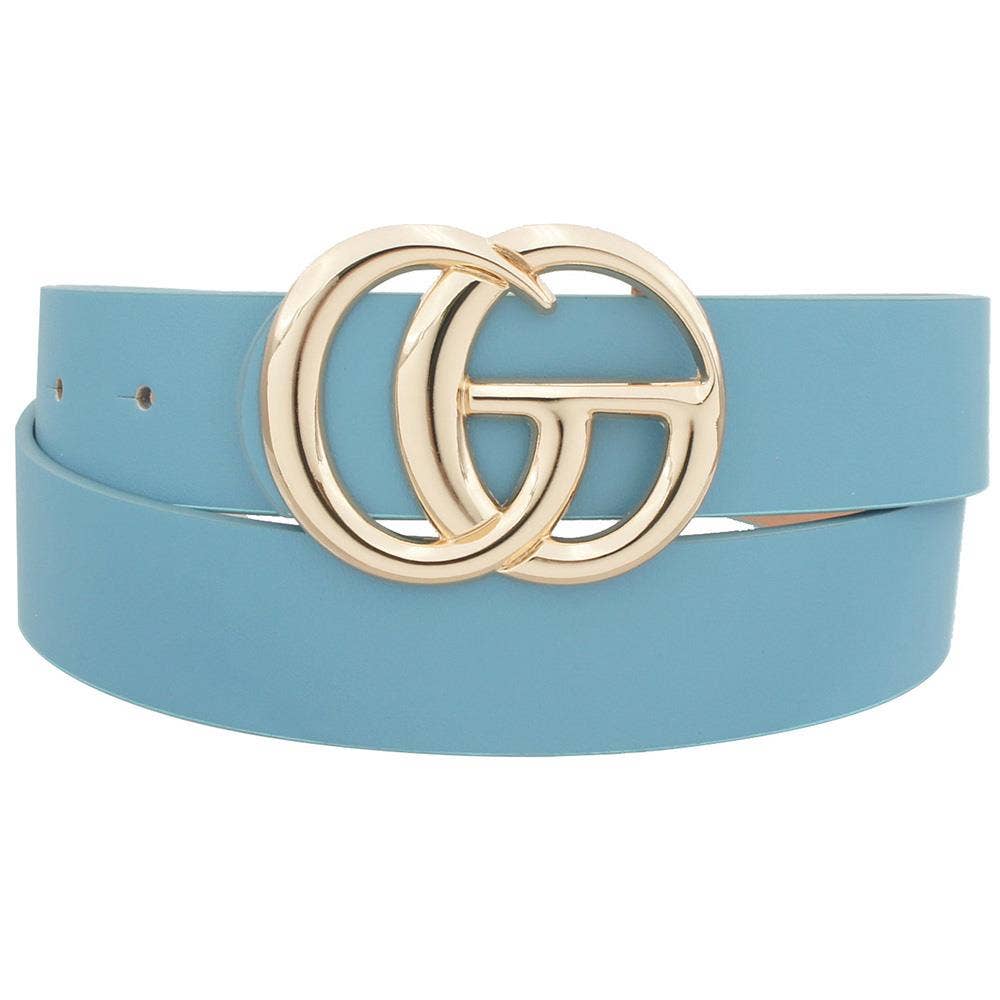 Trendy Letter Buckle Belt IW-3342A032