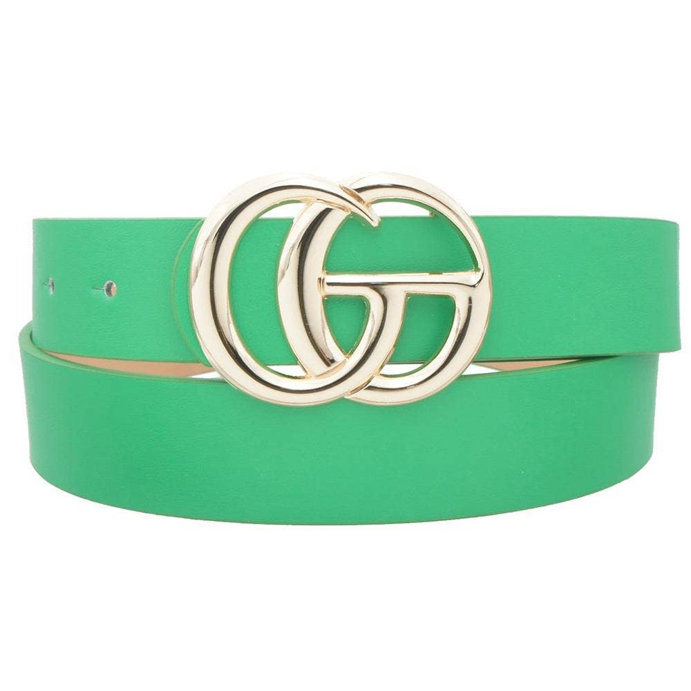 Trendy Letter Buckle Belt IW-3342A032