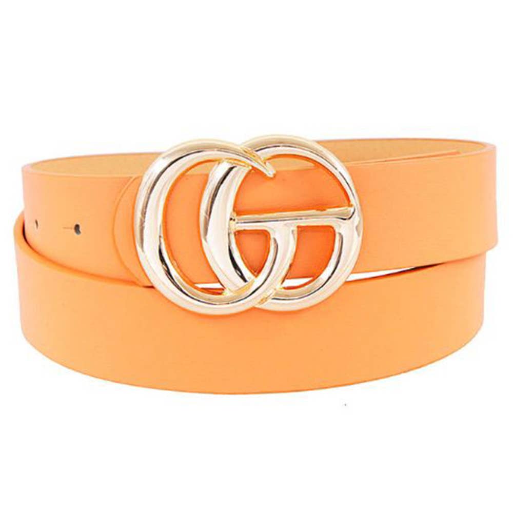 Trendy Letter Buckle Belt IW-3342A032