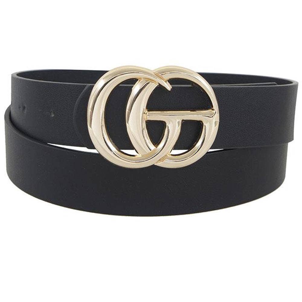 Trendy Letter Buckle Belt IW-3342A032