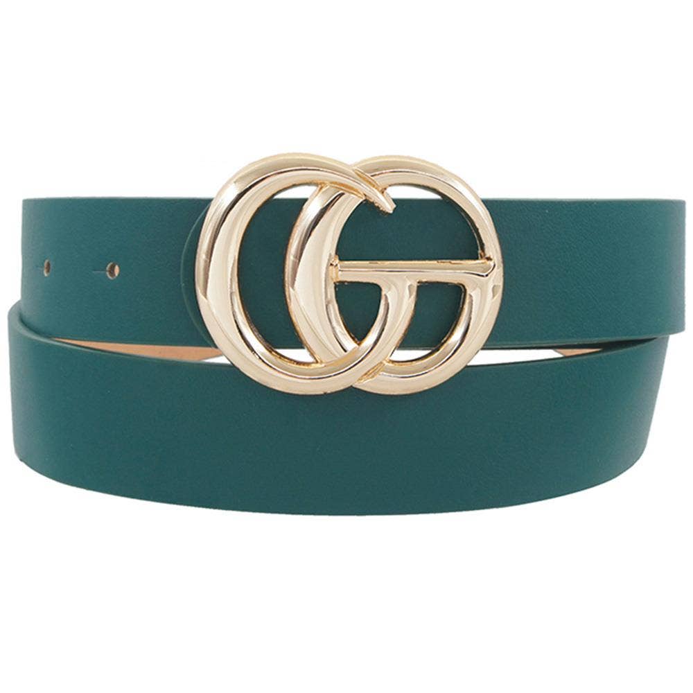 Trendy Letter Buckle Belt IW-3342A032