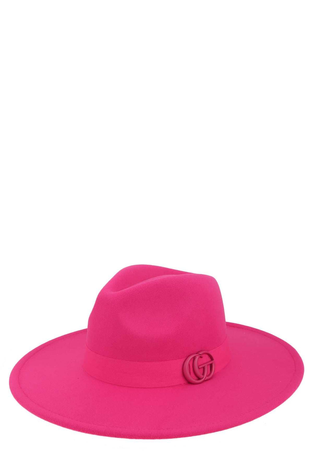ENAMEL COATED GO CHARM FEDORA HAT CH5227-1