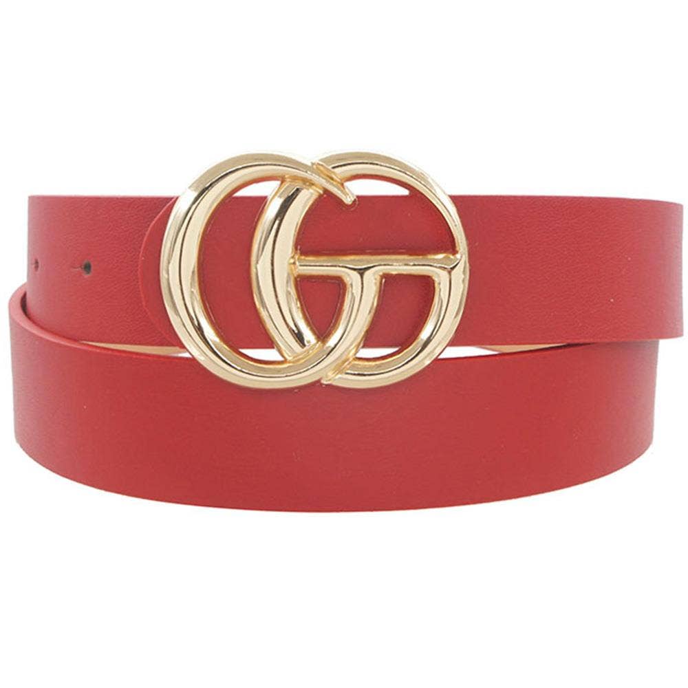 Trendy Letter Buckle Belt IW-3342A032