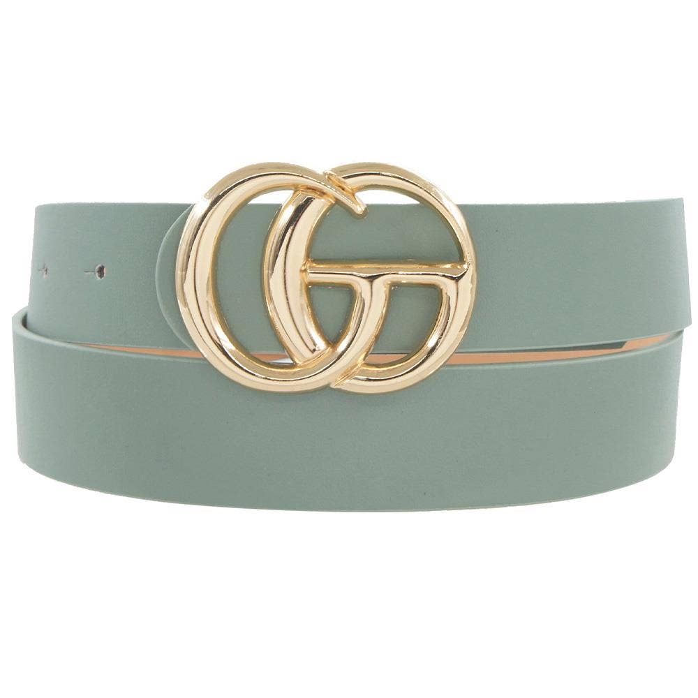 Trendy Letter Buckle Belt IW-3342A032