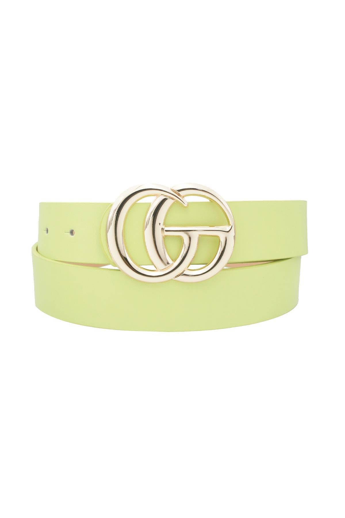 Trendy Letter Buckle Belt IW-3342A032