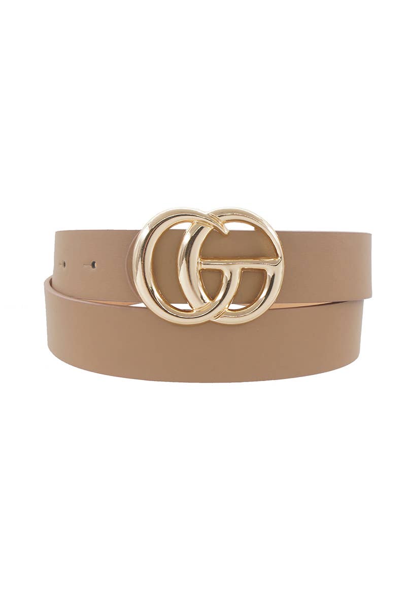 Trendy Letter Buckle Belt IW-3342A032